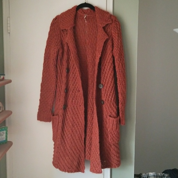 Free People Sweaters - Free People Long Knit Cardigan Duster S